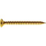 Univerzální vrut 4,0x45 PZ, zapuštěná hlava, zinek žlutý, 400ks – Zboží Mobilmania