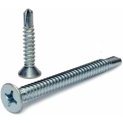 Šroub samořezný TEX se zápustnou hlavou Phillips pr. 4,8x19mm DIN 7504P, ocel, zinek bílý, (100ks) – Hledejceny.cz