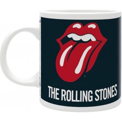 CurePink Keramický hrnek The Rolling Stones Logo MG0266 320 ml