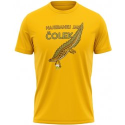 MemeMerch tričko Najebanej jako čolek gold