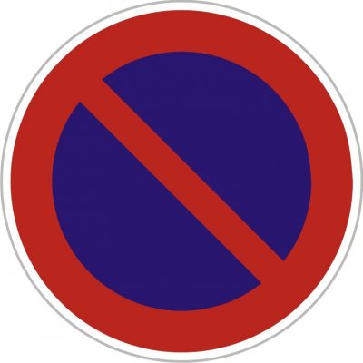 Dopravní Značka B29 Zákaz stání – Zboží Dáma