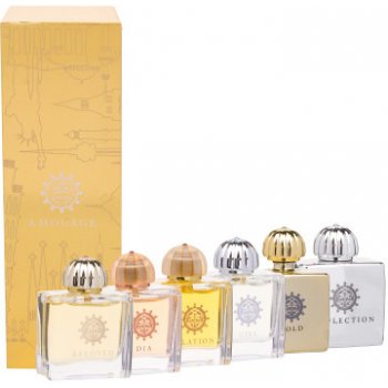 Amouage Classic Collection EDP 6x 7,5 ml EDP Gold + Dia + Ciel + Reflection + Jubilation XXV + Beloved dárková sada