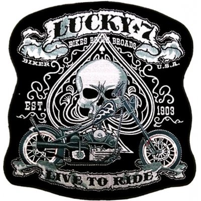 Nášivka Lucky 7 velká – Sleviste.cz