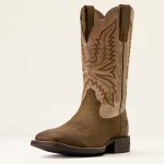 *W* Westernové boty Ariat® MNS Brush Creek Wide Square Toe pánské Kolekce 2026 aged tan/smokey – Hledejceny.cz