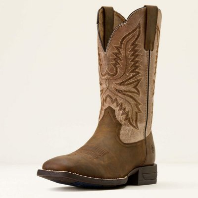 *W* Westernové boty Ariat® MNS Brush Creek Wide Square Toe pánské Kolekce 2026 aged tan/smokey – Hledejceny.cz