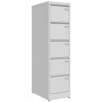 MALOW Kartotéka pětizásuvková Szk 301/5 pro formát A4 bílá šedá bílá šedá – Zboží Dáma