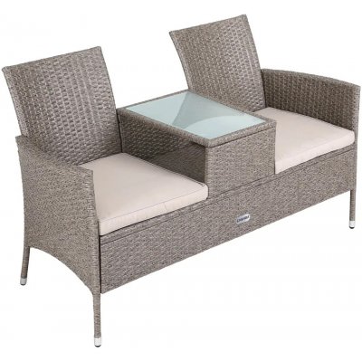 DB Garden Jilli 143 cm hnědá/krémová – Zboží Dáma