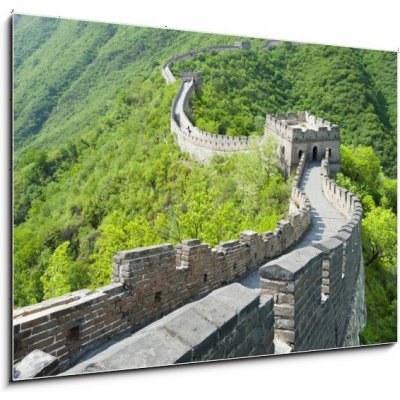 Skleněný obraz 1D - 100 x 70 cm - The Great Wall of China Velká čínská zeď – Sleviste.cz