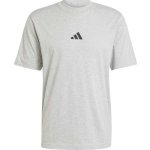 adidas Essentials SMALL LOGO Pánské triko šedá – Zboží Dáma