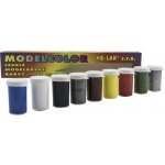 Modelářské barvy HB-Lak Modelcolor lesklé sada 9× 20 g – Hledejceny.cz