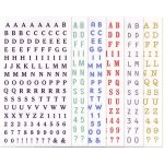 Galeria Papieru Dekorativní samolepky - abeceda a čísla, 6 archů – Sleviste.cz