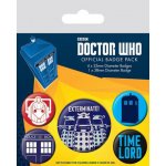 Pyramid International sada placek Doctor Who Exterminate 5 ks – Zboží Dáma