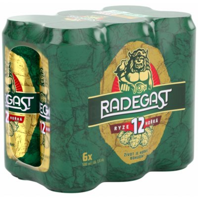 Radegast Ryze hořká světlý ležák 12° 6 x 0,5 l (plech) – Sleviste.cz