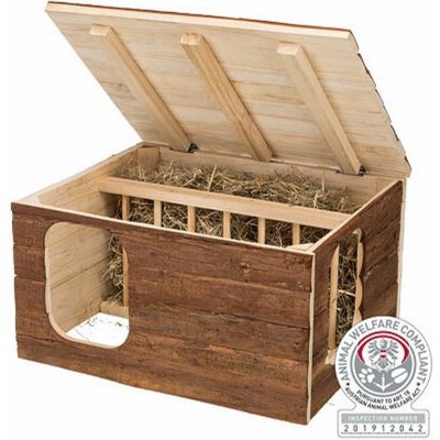 Trixie Natural Living přírodní dř. domek HILKE s jesličkami 40 x 23 x 32 cm – Zboží Mobilmania