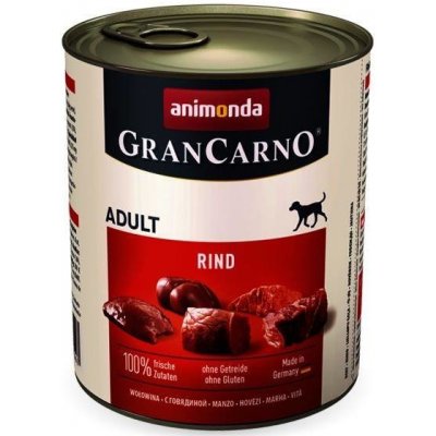 Animonda GranCarno Original Adult hovězí 0,8 kg x 12 – Zboží Mobilmania