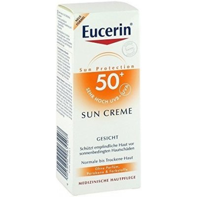 Eucerin Sun Creme ( SPF 50+ ) - Vysoce ochranný krém na opalování na obličej 50 ml