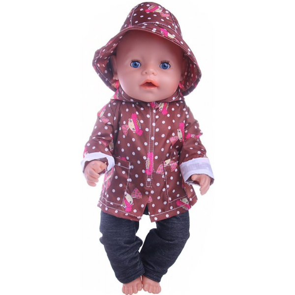 Baby Born Pláštěnka pro American girl a 43-45 cm hnědá od 129 Kč -  Heureka.cz