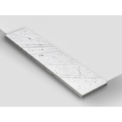 TONE OF STONE Venkovní parapet z přírodního kamene - Mramor Statuarietto lesk, 10x150x20 mm – HobbyKompas.cz