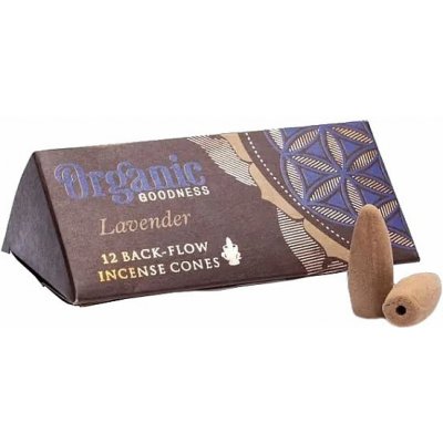 Organic Goodness Vonné kužely pro tekoucí dým Lavender Backflow Cones 12 ks – Zbozi.Blesk.cz