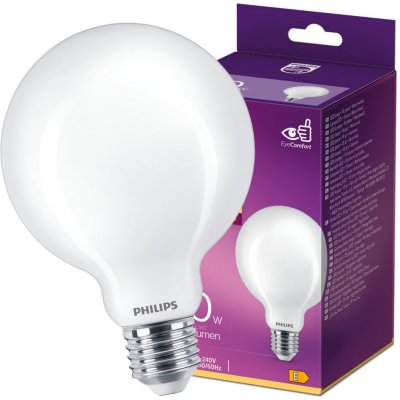 Philips LED žárovka E27 G93 7W = 60W 806lm 2700K Teplá bílá – Hledejceny.cz