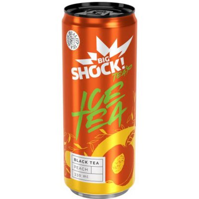 Big Shock! Ice Tea Black Tea Peach 330 ml – Zboží Dáma