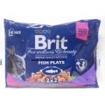 Brit cat Premium Fish Plate 4 x 100 g – Sleviste.cz