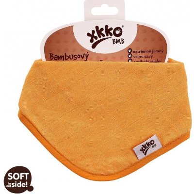 KIKKO XKKO BMB Bambusový slintáček/šátek Orange – Zboží Dáma