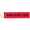 Přívěsky na klíče Přívěsek na klíče FOSTEX remove before flight červeno/černá