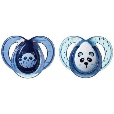 Tommee Tippee Dudlík Any Time silikon 2ks Panda modrá – Sleviste.cz