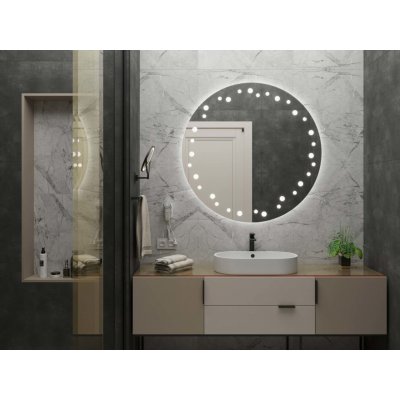 Artalo Kulaté LED zrcadlo C10 135 x 135 cm – Zboží Mobilmania