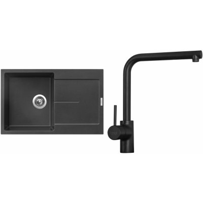 Sinks G12374 Set ULTIMA 790 + ELKA černá matná – Hledejceny.cz
