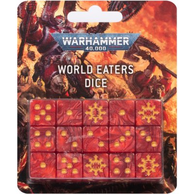 GW Warhammer World Eaters Dice Set – Zbozi.Blesk.cz