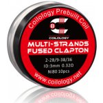 Ciology předmotané spirálky Multi-Strands Fused Clapton Ni80 0,32ohm 10ks – Hledejceny.cz