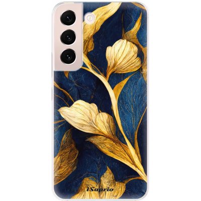 Pouzdro iSaprio - Gold Leaves - Samsung Galaxy S22 5G – Sleviste.cz