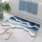 Mujkoberec Original Mořské vlny modrá 50 x 80 cm – Hledejceny.cz