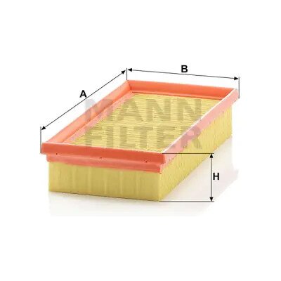 MANN FILTER Vzduchový filtr C 2554 – Hledejceny.cz