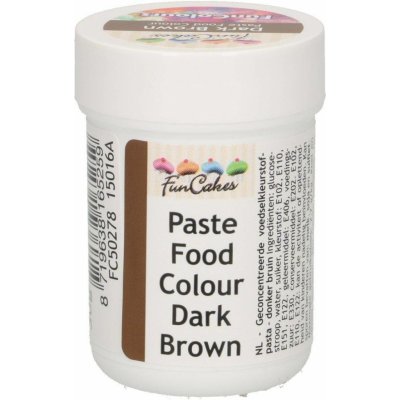 FunCakes Gelová barva tmavě hnědá 30 g – Hledejceny.cz