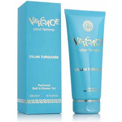 Versace Dylan Turquoise Bath & Shower Gel koupelový a sprchový gel 200 ml – Hledejceny.cz