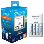 Panasonic Eneloop Smart Charger BQ-CC17 + 4x AA K-KJ17MCD40E – Zboží Mobilmania