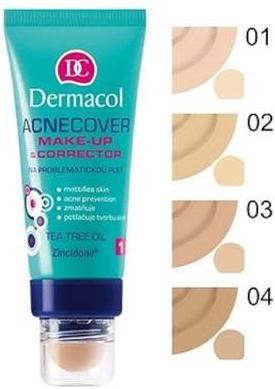 Dermacol Acnecover make-up & Corrector 1 30 ml od 111 Kč - Heureka.cz