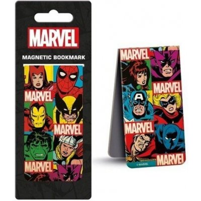 Magnetická záložka Marvel Retro Grid – Hledejceny.cz