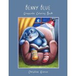 Benny Blue Grayscale Coloring Book Karron ChristinePaperback – Hledejceny.cz