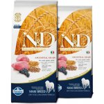 N&D Ancestral Grain Puppy Medium & Maxi Lamb & Blueberry 2 x 12 kg – Hledejceny.cz