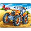 Puzzle Larsen Výukové Oranžový traktor 37 dílků