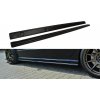 Nárazník Maxton Design difuzory pod boční prahy pro Škoda Fabia RS Mk1, černý lesklý plast ABS
