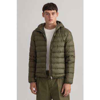 Gant Light Down Hood Jacket zelená