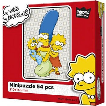 Efko The Simpsons Holky ze Spriengfieldu skládačka 21 x 15 cm v krabici 54 dílků