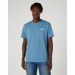 Wrangler Dvojbalení pánského trička W7BZFQ84Z Sign off Tee Captains blue