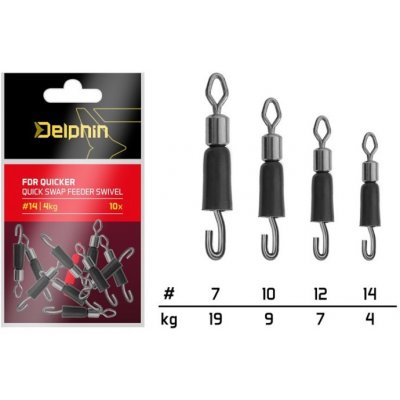 Delphin Rychloobratlík s Gumičkou FDR Quicker Vel.14 10 ks 4 kg – Zboží Dáma