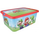 Stor Plastový úložný box Super Mario 13L 09595 – Zboží Mobilmania